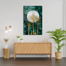 Wallity Pintura Decorativa de Vidrio Templado Multicolor 70 x 110 cm